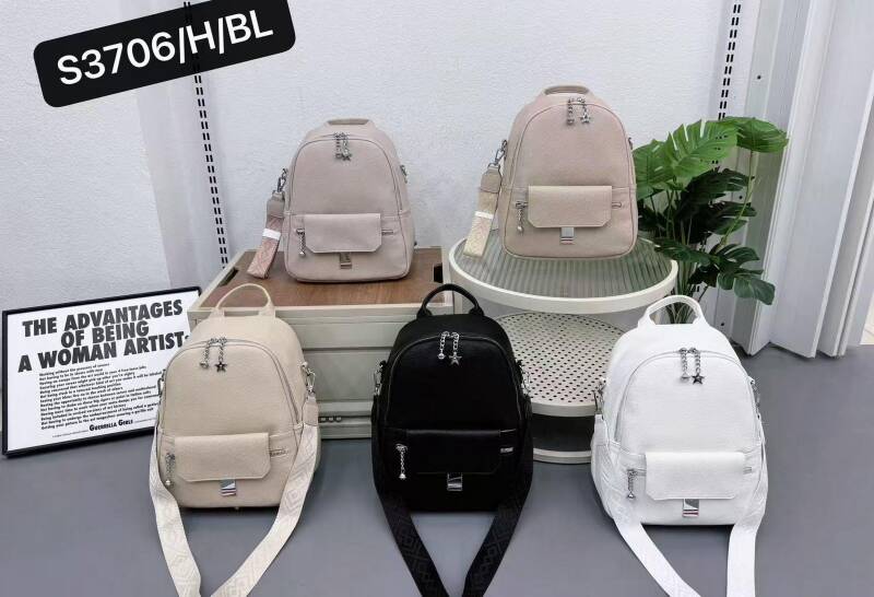 Plecak damskie Roz Standard Mix Kolor Paszka 6 szt 1